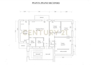 PLANIMETRIA CORRETTA 2? PIANO.jpeg - Appartamento Viale Giulio Cesare 3, Grosseto - foto 14