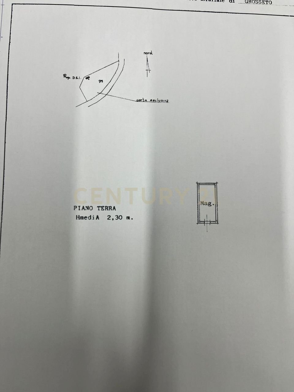 planimetria.jpeg - Appartamento località casini, Scansano - planimetria 1