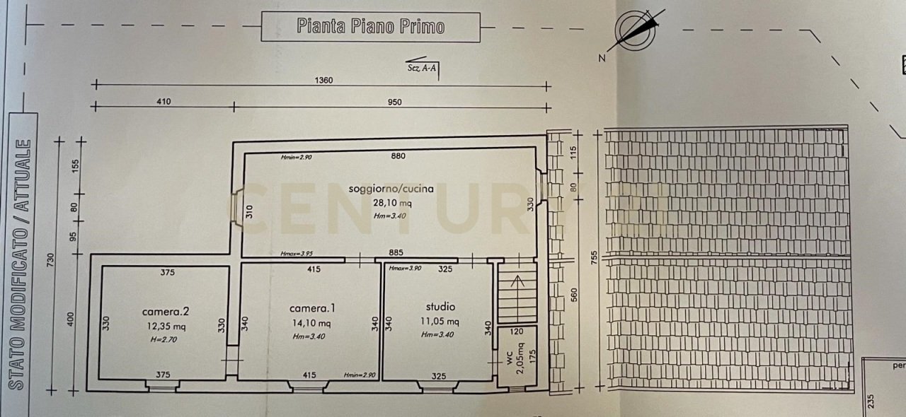 planimetria p1.jpg - Casale località filare, Gavorrano - planimetria 1
