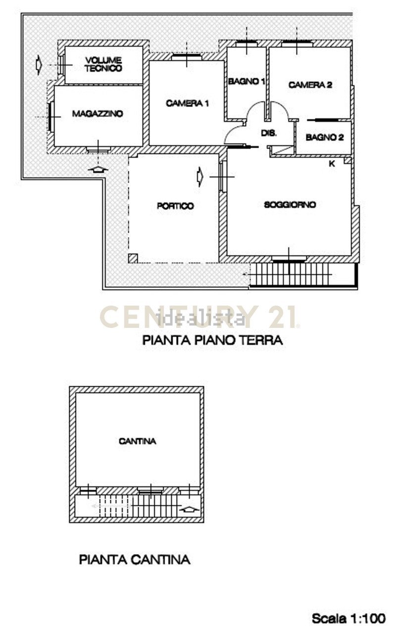 PLANIMETRIA DA PUBBLICARE1.jpg - Casa indipendente Via san martino  snc, Castiglione della Pescaia - planimetria 1