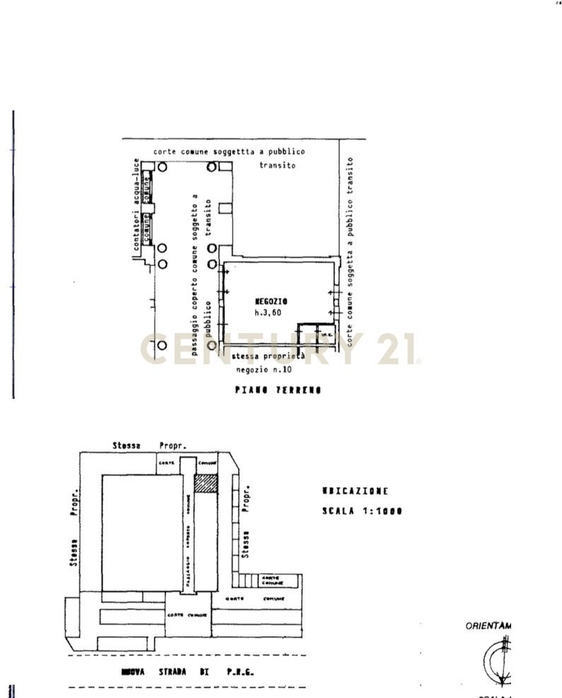planimetria.jpeg - Locale Commerciale Via Ponte Giorgini, Castiglione della Pescaia - planimetria 1