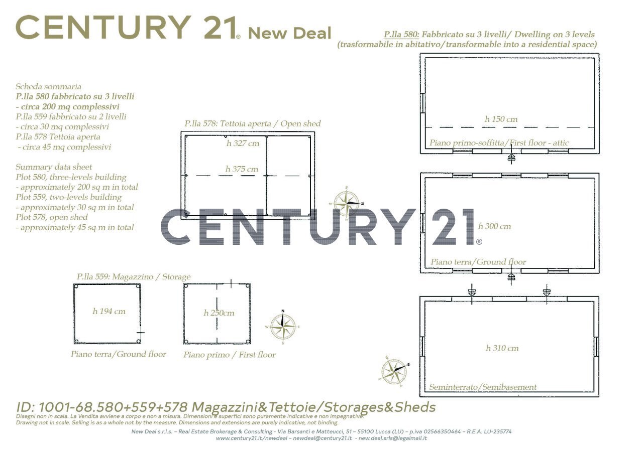planimetria - Rustico Via Di Gromignana 80, Coreglia Antelminelli - foto 3