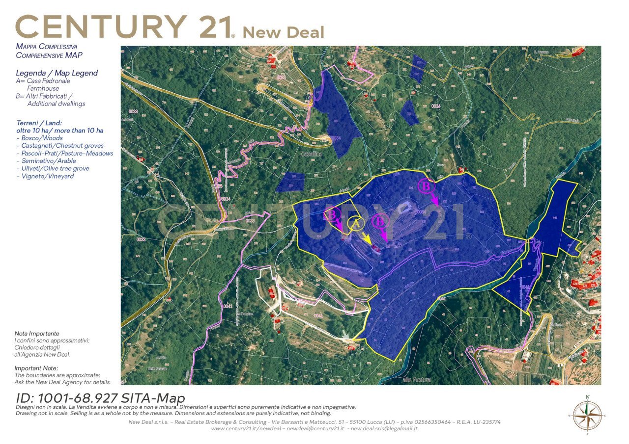 Mappa SITA - Rustico Via di Gromignana 80, Coreglia Antelminelli - foto 2