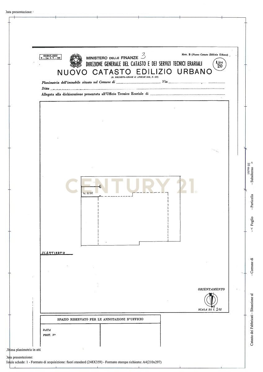 plan_001.jpg - Box Via Claudio Ridolfi 10, Verona - planimetria 1