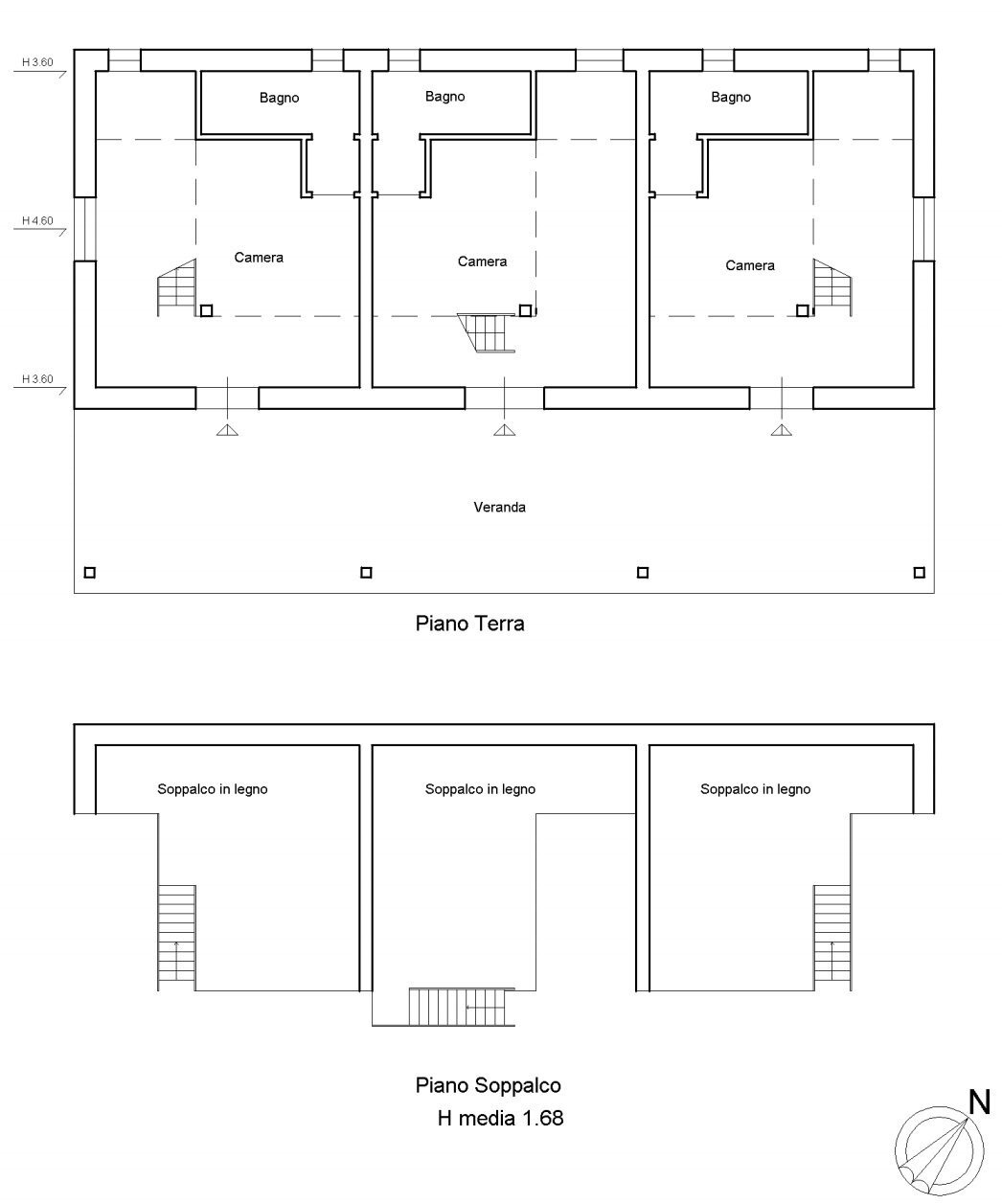 plan corpo A.jpg - Casale Luogosanto - floor plans 1