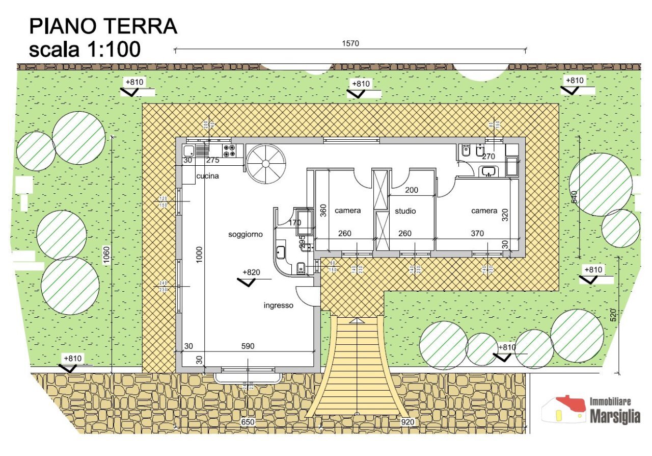 3 - Terreno edificabile Strada Solaro 50, Sanremo - planimetria 1