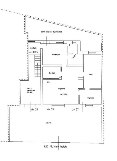 Immagine 2025-09-11 120922.png - Trilocale Viale Japigia 27, Lecce - planimetria 1