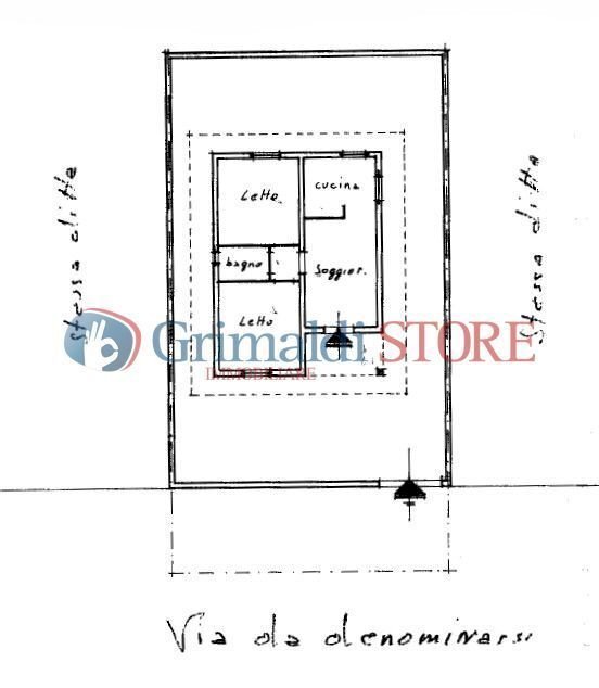 PLANIMETRIA_risultato.jpg - Casa indipendente via giacomo gastaldi 6b, Lecce - planimetria 1