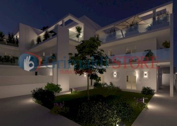 Vista sera 1 copia via DANTE_risultato.jpg - Terreno edificabile Via Dante Alighieri 261, San Cesario di Lecce - foto 2