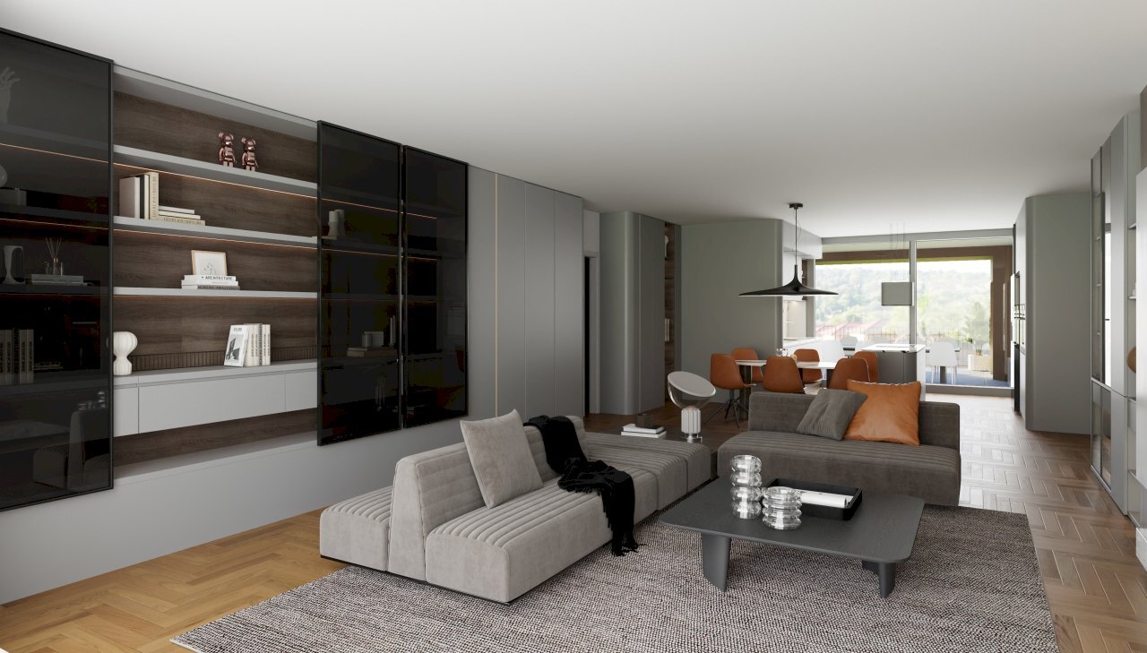 C2 - CUCINA SOGGIORNO...jpg - Quadrilocale Via Giammatteo 39, Lecce - foto 1