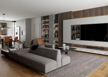 C2 - CUCINA SOGGIORNO..jpg - Quadrilocale Via Giammatteo 39, Lecce - foto 2