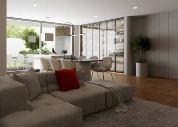 B - SOGGIORNO CUCINA2.jpg - Quadrilocale Via Giammatteo 39, Lecce - foto 2