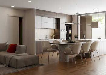 B - SOGGIORNO CUCINA1.jpg - Quadrilocale Via Giammatteo 39, Lecce - foto 3