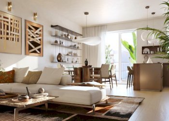 INT 01_P1_LUMIA_SOGGIORNO DIVANO BIANCO.jpg - Bilocale Via SS. Giacomo e Filippo 8, Lecce - foto 15