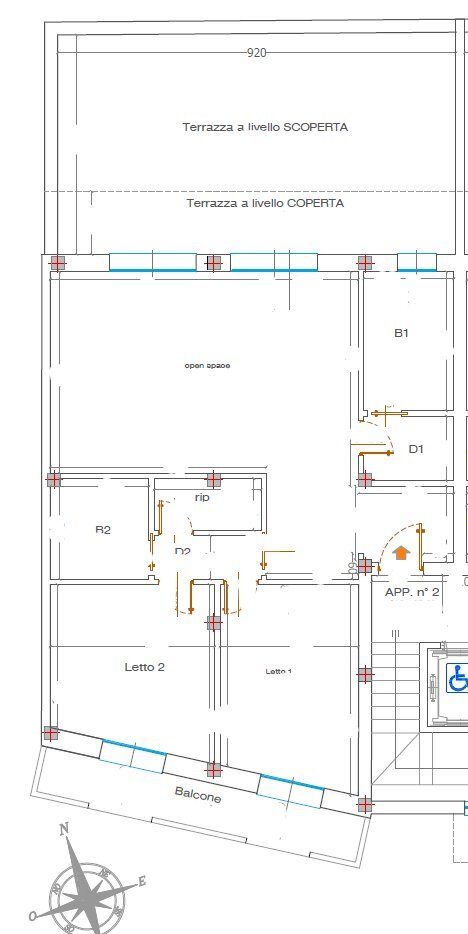 Immagine 2025-03-14 163415.png - Trilocale Via Antonio Costanzo Casetti 2, Lecce - planimetria 1