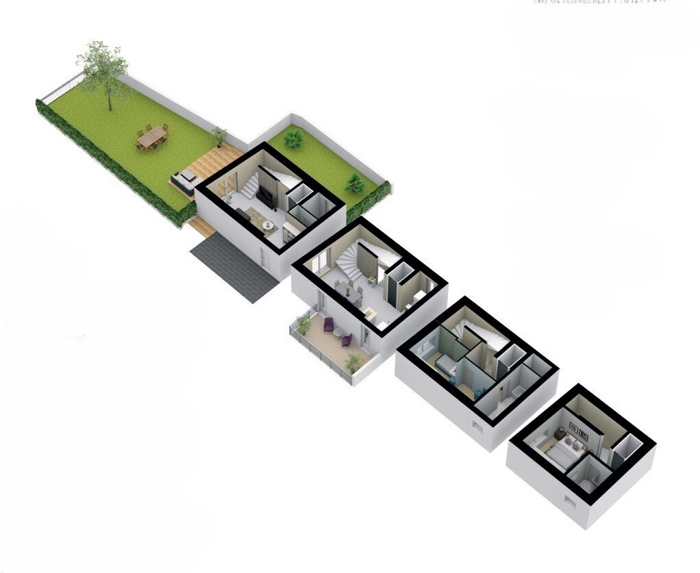 Progetto torretta quadrilocale - Trilocale Via Leonardo da Vinci 0, Erba - foto 3
