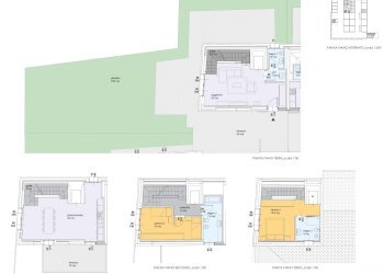 Planimetria torretta quadrilocale - Three-room apartment Via Leonardo da Vinci 0, Erba - photo 2