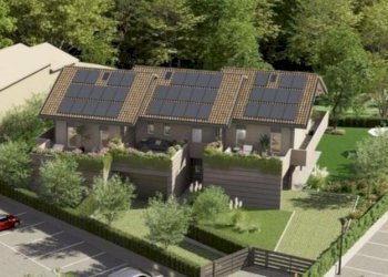 Render progetto - Villa a Schiera Cadorago - foto 1