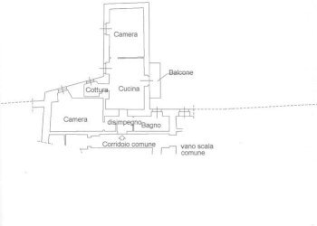 Planimetria appartamento - Trilocale Frazione Calozzo 128, Pianello del Lario - foto 23