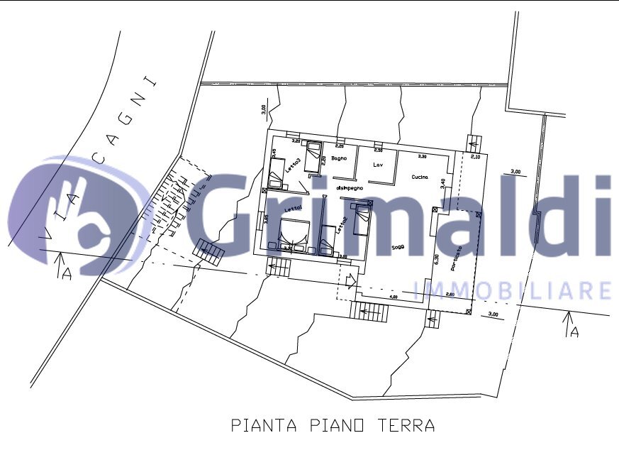 Screenshot 2025-08-07 120713_risultato.png - Building land Via Umberto Cagni 64, Andrano - floor plans 1