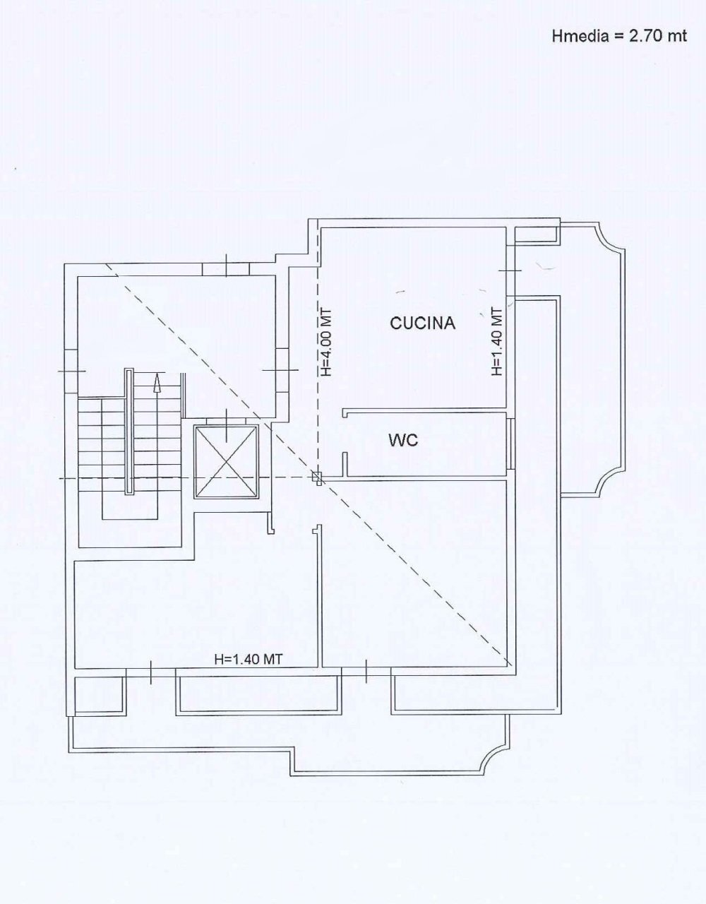 planimetria da inviare ai clienti.jpg - Trilocale Giugliano in Campania - planimetria 1
