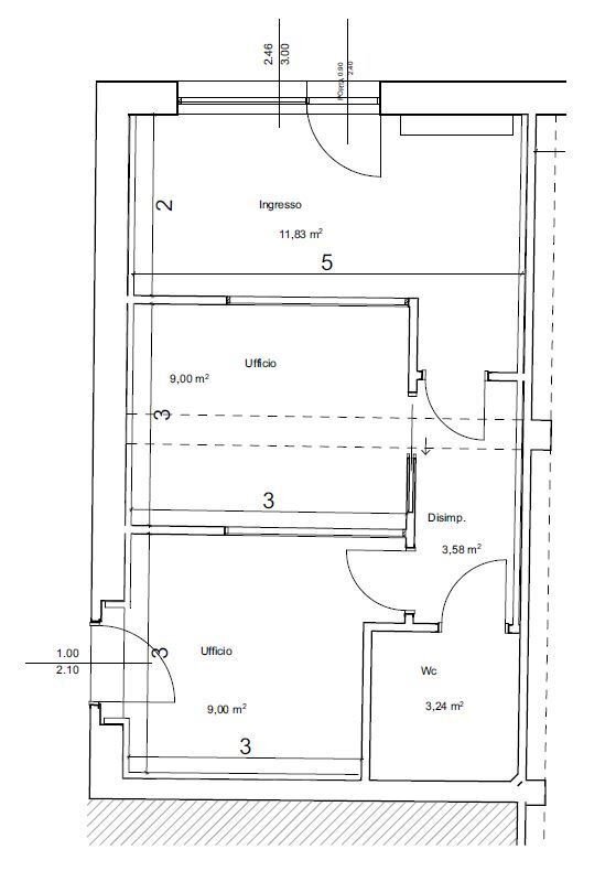 PLANIMETRIA.JPG - Commercial Premises Via Chiusure, Brescia - floor plans 1