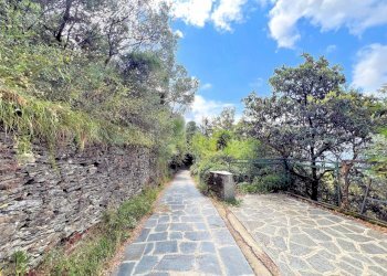 STRADA DI ACCESSO E SLARGO PRIVATO 1.jpg - Casa indipendente Via Cappelletta 37, Avegno - foto 27