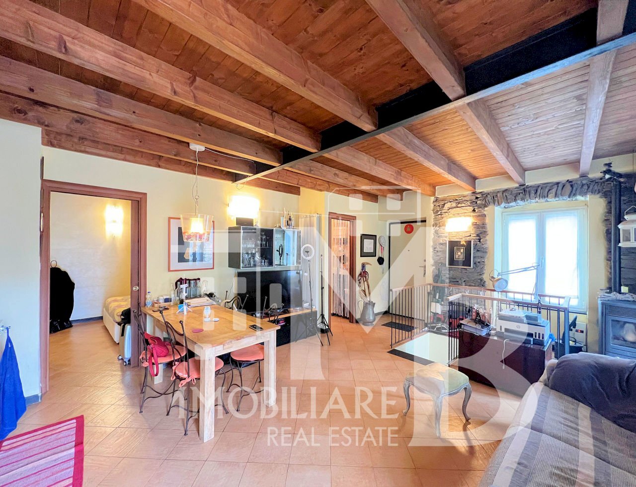 sala - Portion of a house Salita Camponi 12, Uscio - photo 2