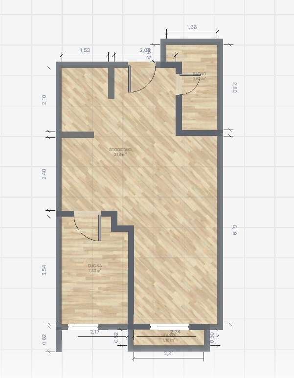 PLANIMETRIA - Appartamento Cesena - planimetria 1