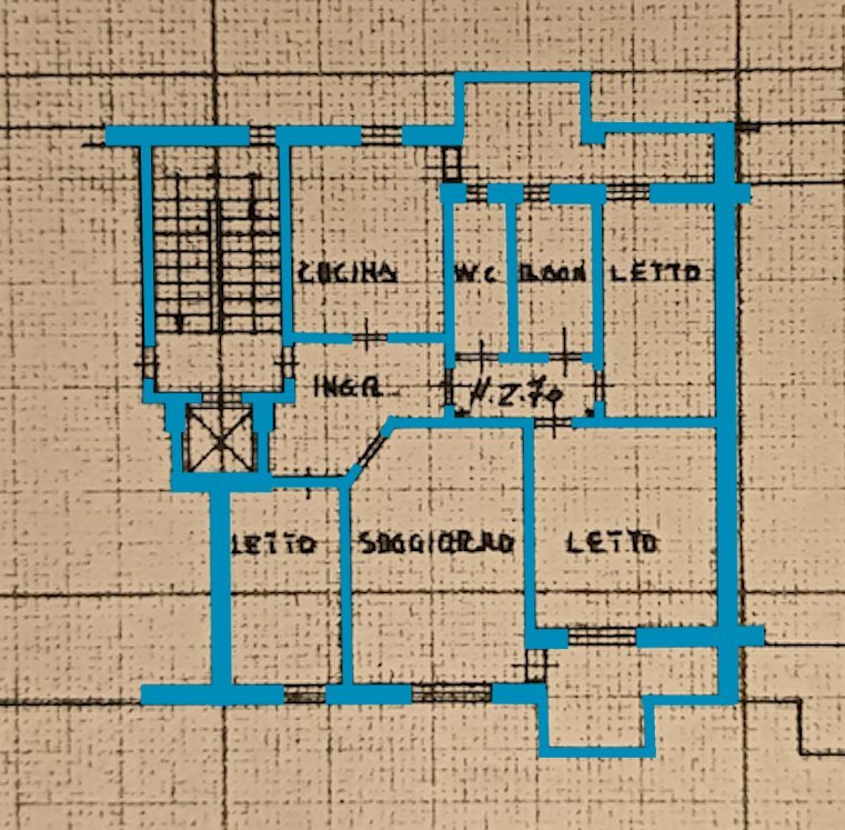 Planimetria.png - Apartment Via Savio 822, Cesena - floor plans 1