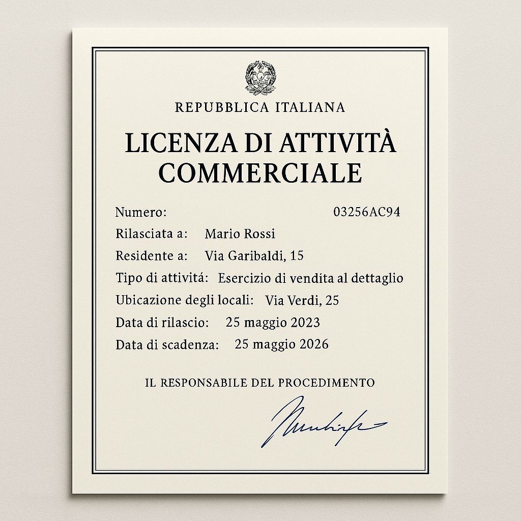 LICENZA.jpg - Locale Commerciale via gabiano 7, Lodi - foto 2