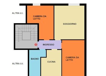 pianta appartamento - Appartamento Castelguglielmo - foto 11