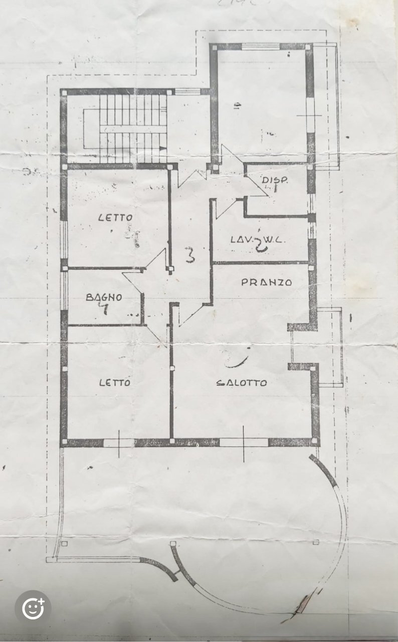 PLANIMETRIA - Appartamento via selinunte, Siracusa - planimetria 1