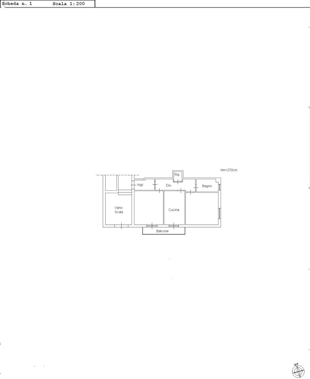 PLANIMETRIA copia.jpg - Bilocale VIALE TUNISI, Siracusa - planimetria 1