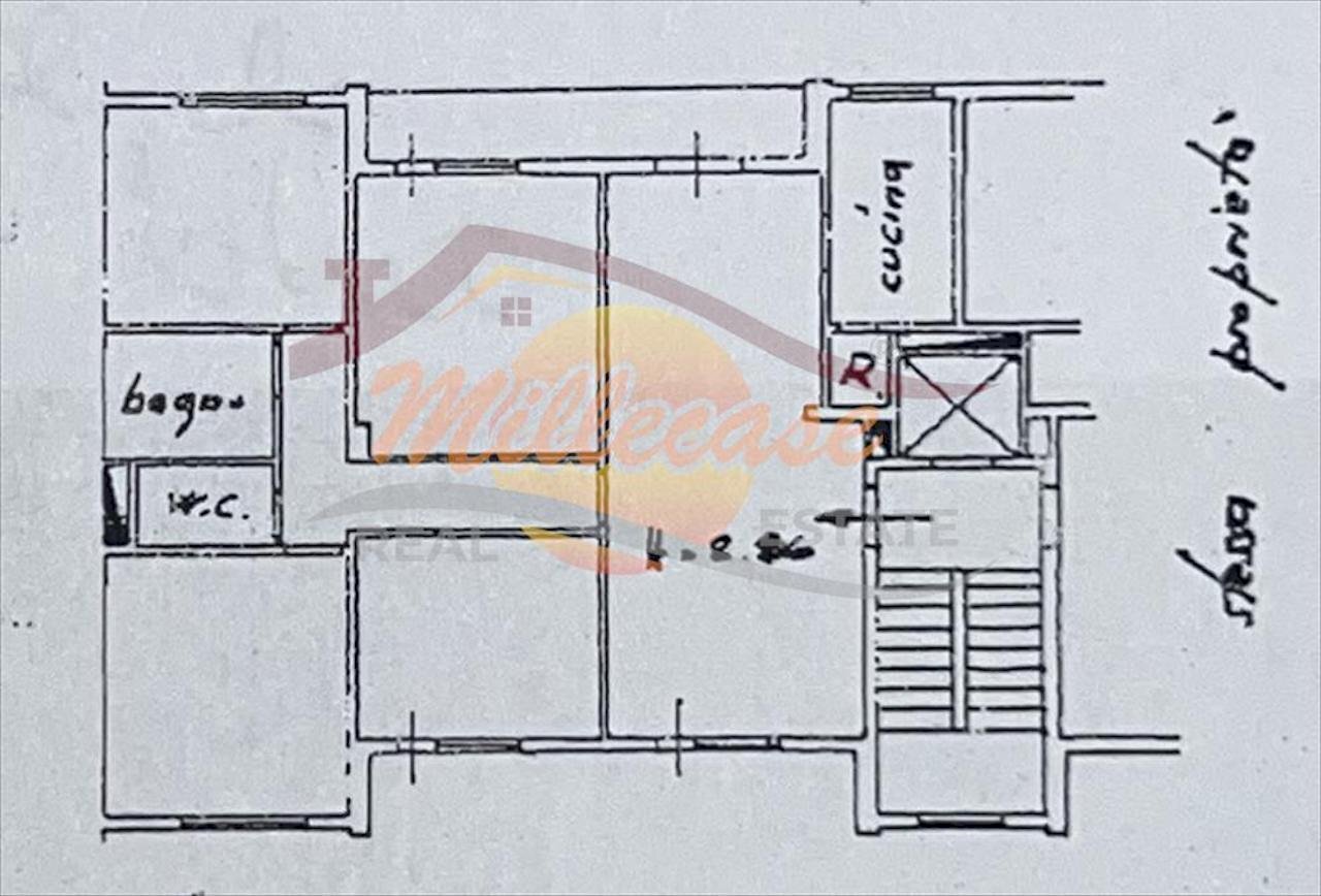 PLANIMETRIA APPARTAMENTO.jpeg - Quadrilocale Via Santi Amato, Siracusa - planimetria 1