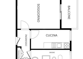 piantina.jpg - Bilocale Via Carlo conti  36, San Bartolomeo al Mare - foto 30