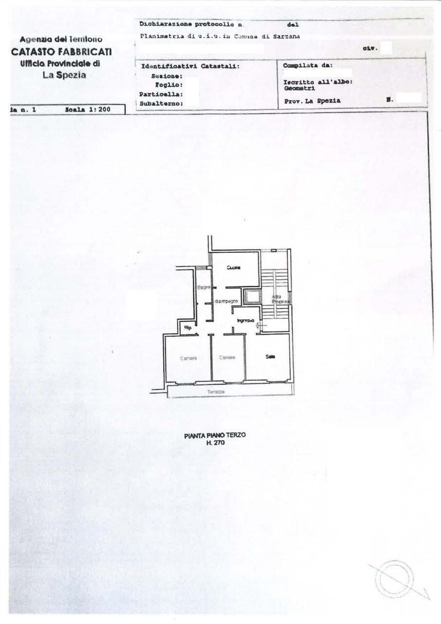 20250919150626-1.jpg - Four-room apartment Sarzana - floor plans 1