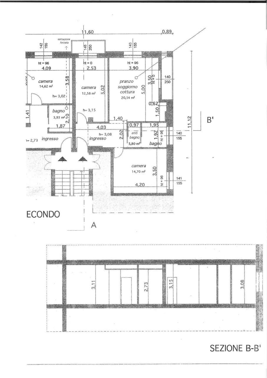 20250513153338-1.jpg - Four-room apartment Sarzana - floor plans 1