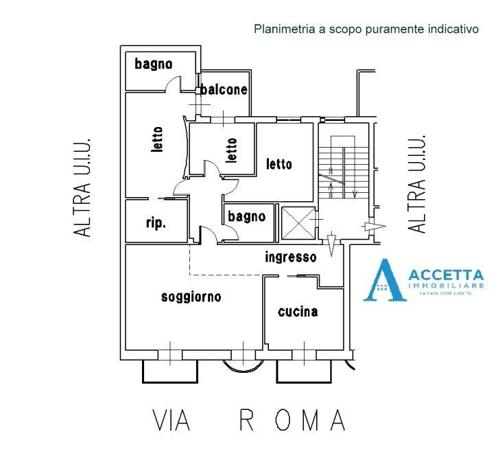 planimetria - Quadrilocale Via Roma 4, Taranto - planimetria 1