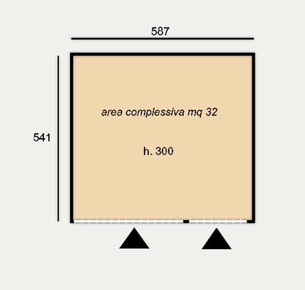 PLANIMETRIA.jpg - Box Via Domenico Carli 54, Serra Riccò - floor plans 1