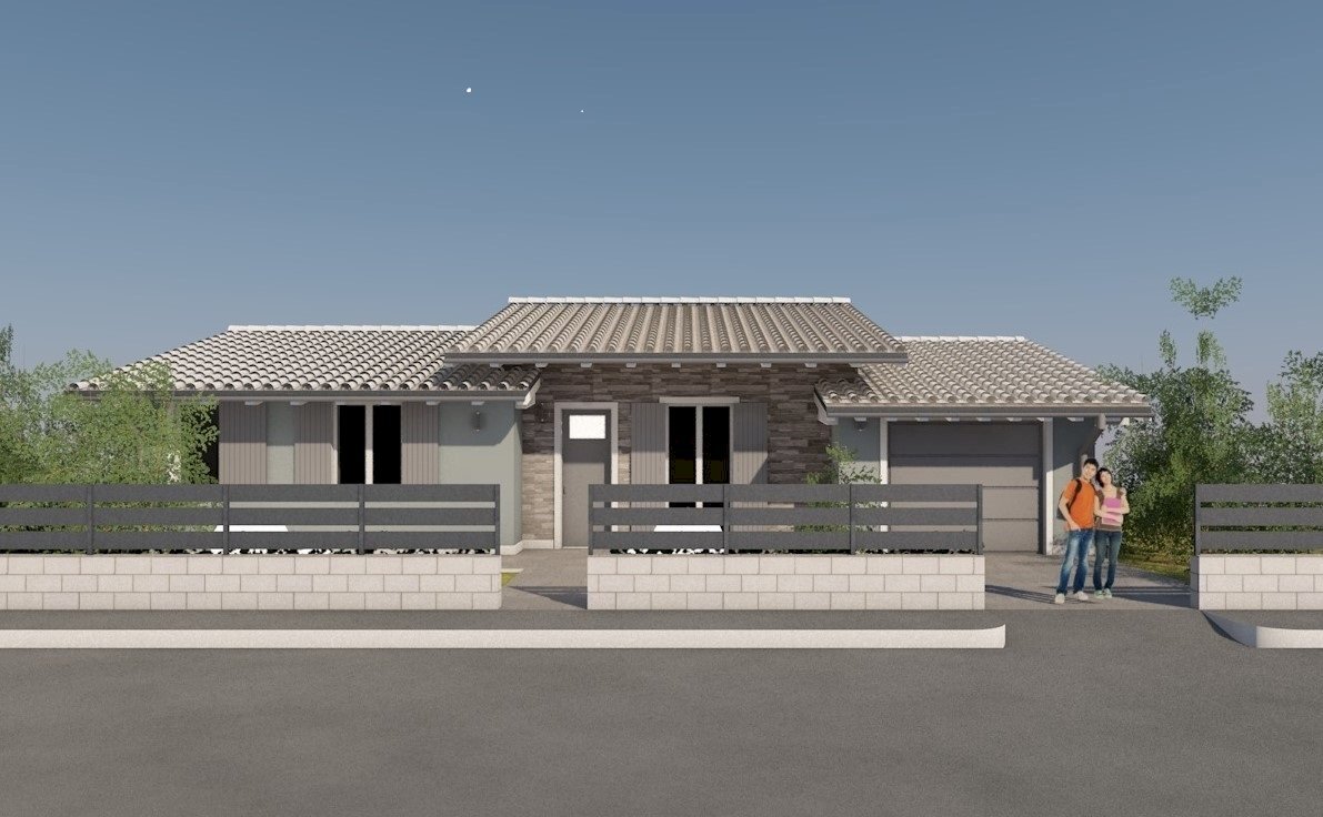 2 G FRONT.jpg - Villa Via Giuseppe Impastato 2, Sissa Trecasali - foto 2