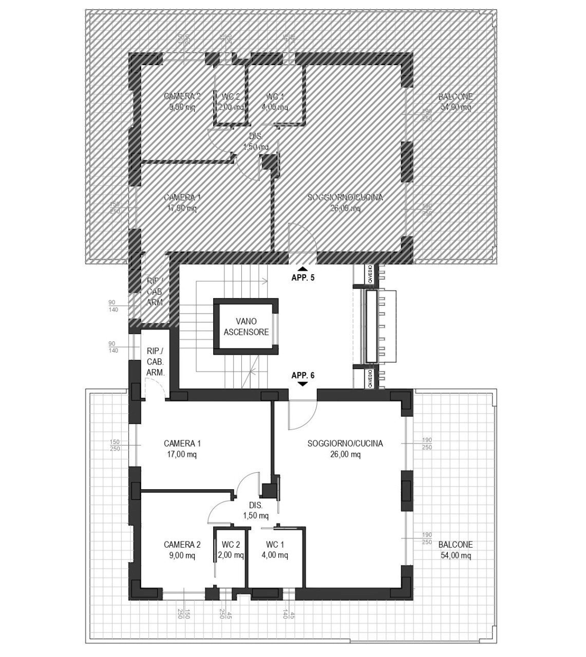 planimetria (1).jpg - Trilocale San Benedetto del Tronto - planimetria 1