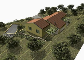 Progetto approvato con fotoinserimento - Terreno edificabile Via Montefrancio 46, Castelnuovo Magra - foto 1