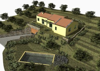 Progetto approvato con fotoinserimento - Terreno edificabile Via Montefrancio 46, Castelnuovo Magra - foto 5