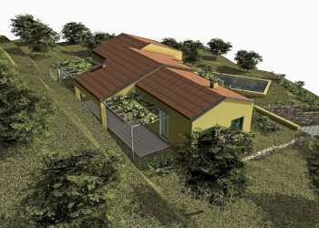 Progetto approvato con fotoinserimento - Terreno edificabile Via Montefrancio 46, Castelnuovo Magra - foto 7