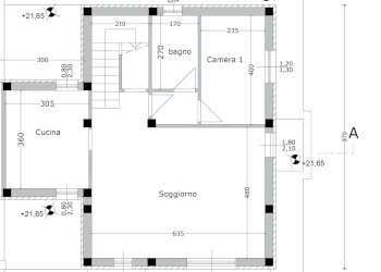 Pianta-piano-terra-bifamigliare.png - Villa Via Isola 88, Luni - foto 5