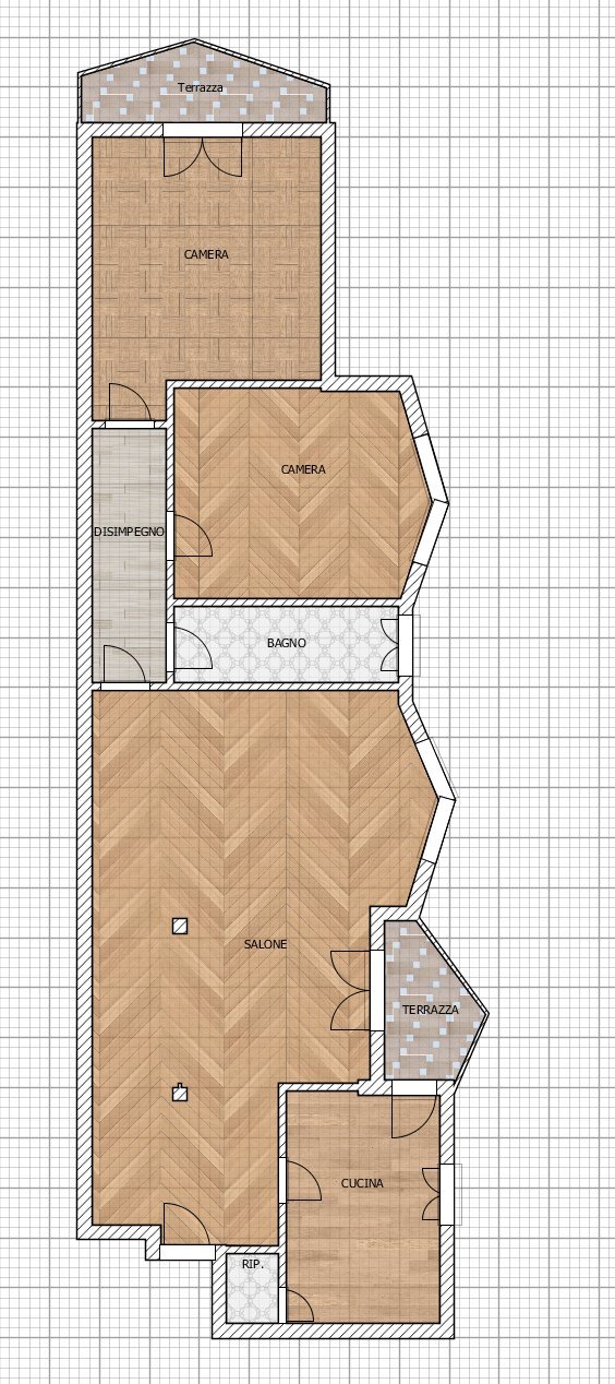 PIANTINA.PNG - Quadrilocale Via Banzola 153, Arcola - foto 3