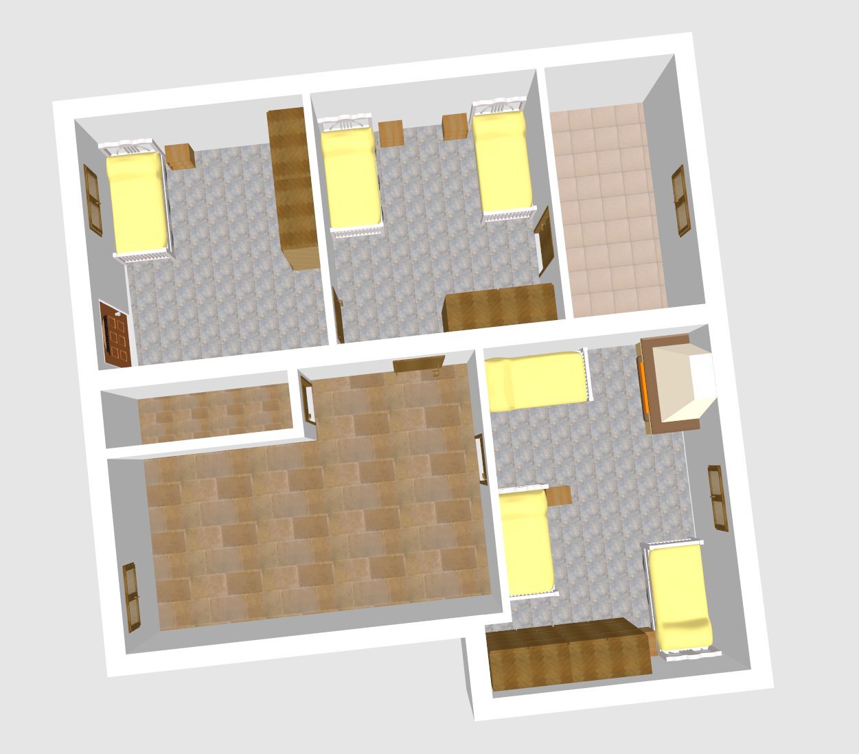 plani3D.PNG - Porzione di casa Via Madonnina 55, Luni - foto 2