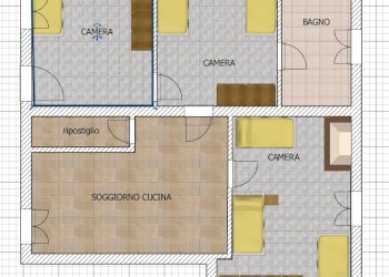 planimetria.PNG - Porzione di casa Via Madonnina 55, Luni - foto 3