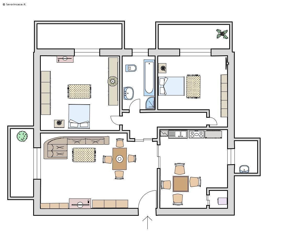 PLANIMETRIA VIA TARANTO.jpg - Trilocale Silvi - planimetria 1